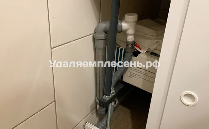 Установка обратного клапана для&nbsp;подключения шланга слива стиральной машины